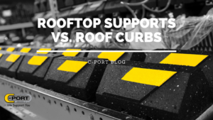 Rooftop pipe Supports vs. roof curbs